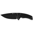 Sencut Serene Black Aluminium, Black Stonewashed D2 knife (S21022B-1)