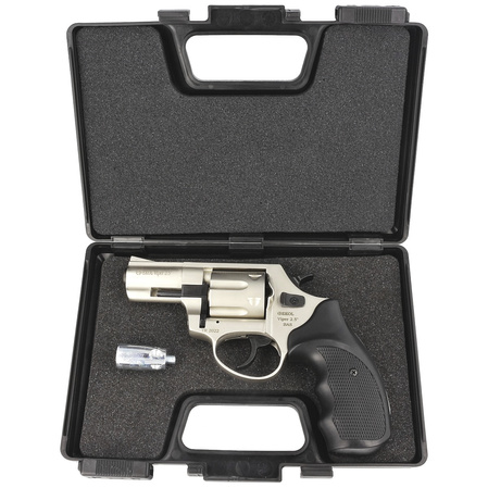 BAS Voltran Ekol Viper 2.5'' Satin cal alarm revolver .22 Long Blanc