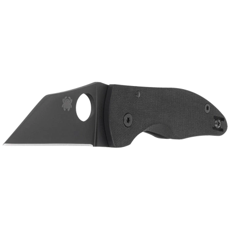Nóż składany Spyderco MicroJimbo Black G10, Black DLC Plain CPM S30V by Michael Janich (C264GPBK)