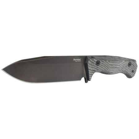 Nóż LionSteel Black Canvas Micarta, Old Black CPM 3V by Molletta (T6B 3V CVB)
