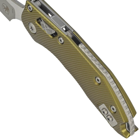 Microtech Stitch Ram-Lok S/E Knife OD Green Fluted G10, Apocalyptic M390MK by Borka Blades and Tony Marfione (169RL-10APFLOD)