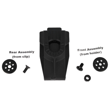 ESP Swiveling Belt Clip with Quick Change 360° Black (UBC-05 BK)