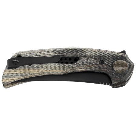 Nóż składany Reate PL-7 Green / Black Micarta, Black PVD Nitro-V (PL-7 GRBKM PVD)