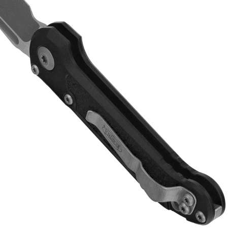 Microtech LUDT Gen III T/E Automatic Knife Black Aluminum, Apocalyptic M390MK by Tony Marfione (1136-10AP)