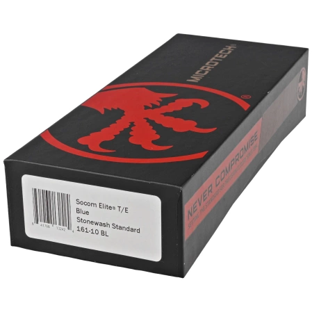 Nóż składany Microtech Socom Elite T/E-M Blue Aluminium, Stonewashed M390 by Tony Marfione (161-10BL)