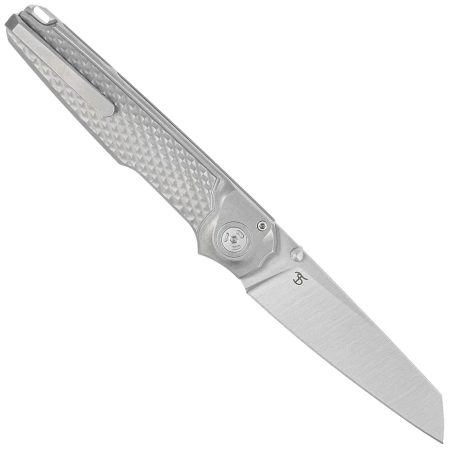 Nóż MKM Miura Gray Titanium, Satin M390 by Simone Tonolli (MK MI-T)