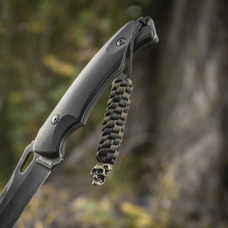 Przywieszka do noża M-Tac Helix Skull Black/Olive paracord (10283201)