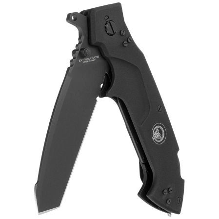 Extrema Ratio Glauca B1 NS Black Aluminum Knife, Black MIL-C N690 (04.1000.0139/BLK/NS)