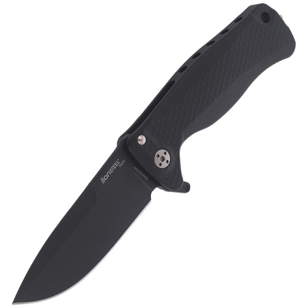Nóż składany LionSteel SR22A Black Aluminum, Black Sleipner by Molletta (SR22A BB)