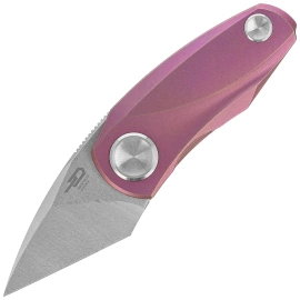 Bestech Tulip Frame Lock Knife Purple Titanium, Stonewashed / Satin M390 by Ostap Hel (BT1913C)