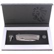LionSteel ROK Knife Grey Titanium, Satin M390 by Molletta (ROK G)