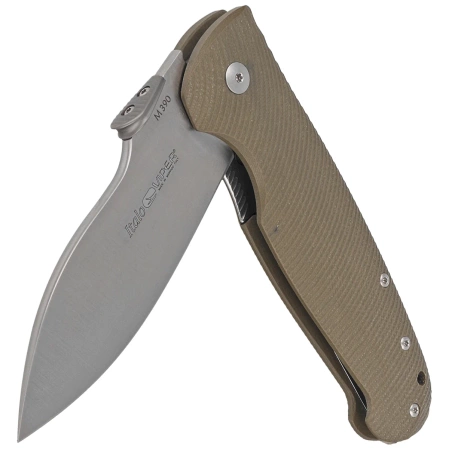 Nóż składany Viper Italo Green G10, Satin M390 by Fabrizio Silvestrelli (V5948GG)