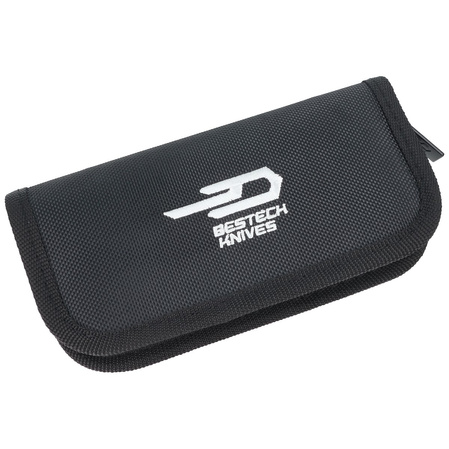 Nóż składany Bestech Nyxie Grey Titanium/Carbon Fiber, Stonewashed/Satin CPM S35VN by Todd Knife and Tool (BT2209C)