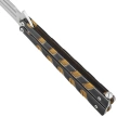 Nóż motylkowy Third Decor Habitat Balisong Black/Bronze Stainless Steel, Satin 420 (16100Y)