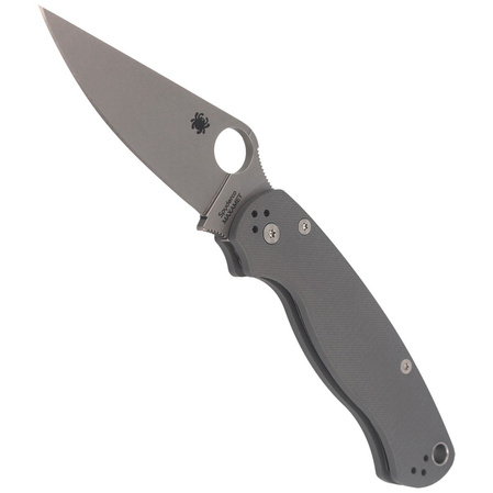 Nóż składany Spyderco Para Military 2 G-10 Dark Gray Maxamet Plain (C81GPDGY2)