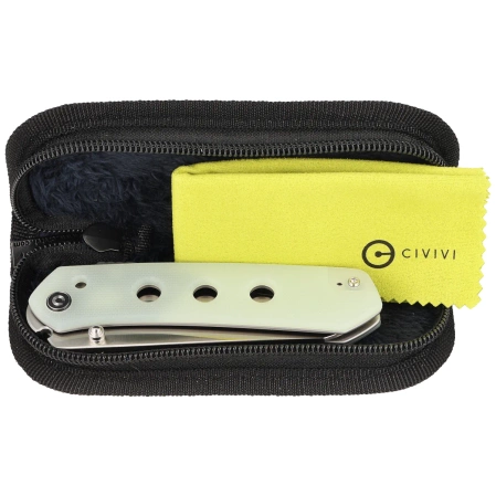 Civivi Knife Vision FG Natural G10, Satin Nitro-V by Snecx Tan (C22036-2)