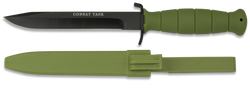 Martinez Albainox Combat Task Knife Glock Type Olive ABS, Black 3Cr13Mov (32085)
