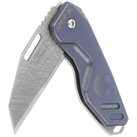 Nóż składany Extrema Ratio X-ANT LE No 076/100 Blue Titanium, Sandblast Sintered Tungsten Carbide (04.1000.0467/MD/TI)