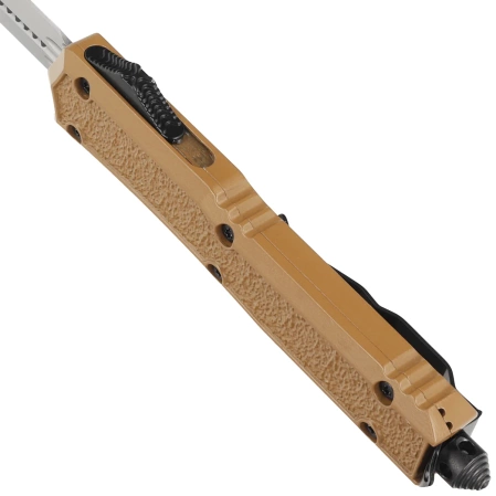 Nóż automatyczny Dulotec OTF Tactical Brown Aluminum, Satin 3Cr13MoV (K188A-BR)