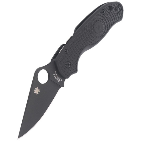 Spyderco Para 3 Knife Black FRN, Black DLC CTS BD1N (C223PBBK)