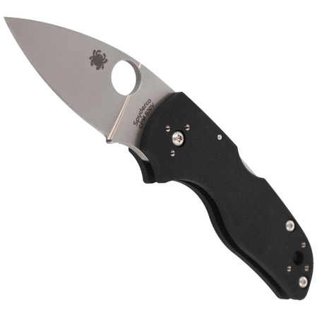 Nóż składany Spyderco Lil' Native G-10 Black Mid Back Lock Plain (C230MBGP)