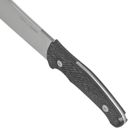 Viper Trail Knife Black Carbon Fiber, Satin N690Co by Jens Ansø (VT4068FC)