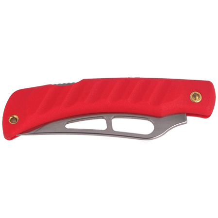 Mikov Crocodile Black ABS Folding Knife, Mirror Finish (243-NH-1/A RED)