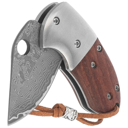 Nóż składany Martinez Albainox Wood, Damascus (18932)