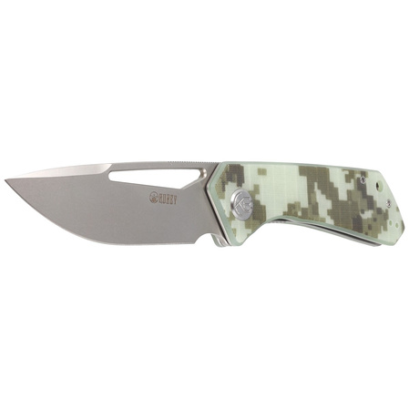Kubey Thalia Knife Camo G10, Beadblasted D2 (KU331I)