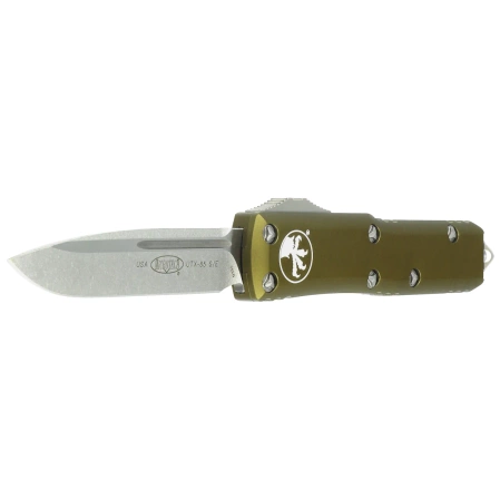 Nóż automatyczny OTF Microtech UTX-85 S/E OD Green Aluminium, Stonewashed M390 (231-10OD)