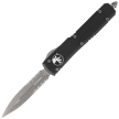 Microtech Ultratech D/E Black Aluminum, Apocalyptic M390 by Tony Marfione (122-11AP)