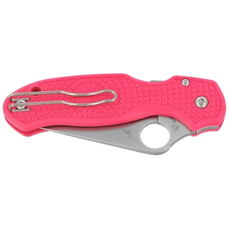 Nóż składany Spyderco Para 3 Lightweight Pink FRN, Satin CTS BD1N by Sal i Eric Glesser (C223PPN)