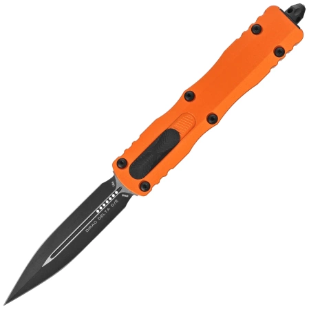 Nóż automatyczny OTF Microtech Dirac Delta D/E Orange Aluminium, Black by Tony Marfione (227-1OR)