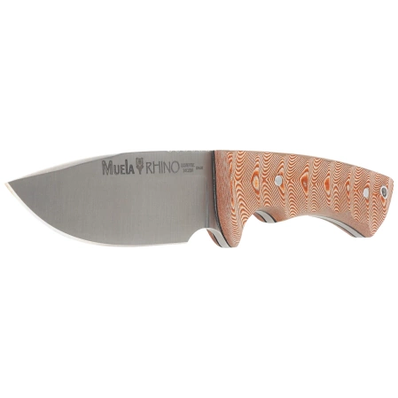 Nóż Muela Rhino-10SV.C/K Brown Canvas Micarta, Satin X50CrMoV15