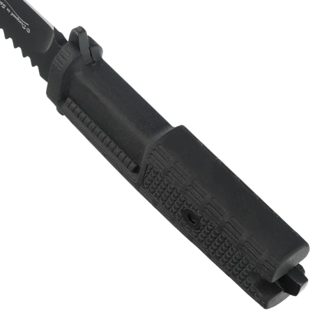 Nóż K25 RK-31910 Black Rubber, Black Titanium 7Cr17Mov