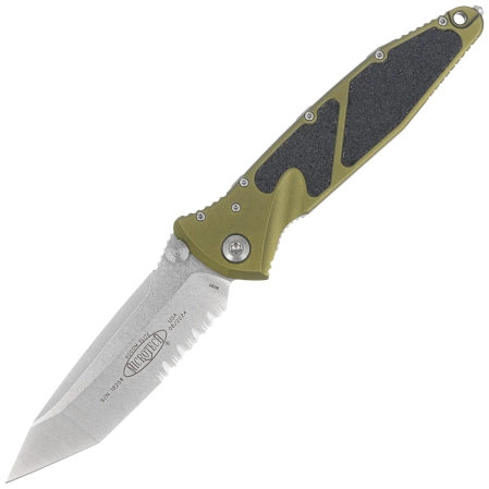 Microtech Socom Elite T/E-M Knife OD Green Aluminum, Stonewashed P/S M390 by Tony Marfione (161-11OD)