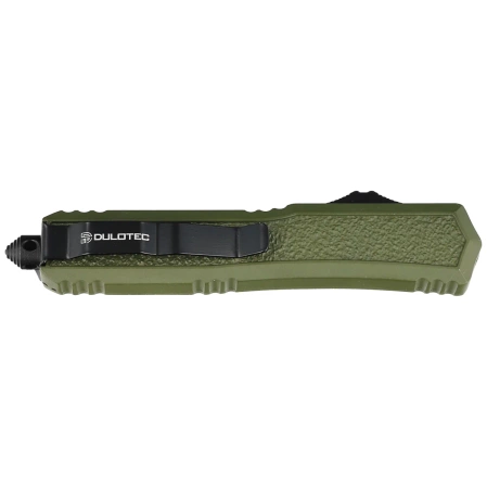 Dulotec OTF Automatic Knife OD Green Aluminium, Satin 3Cr13MoV (K188A-GR)