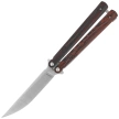 Nóż motylek Martinez Albainox Balisong Fine Wood, Satin 3Cr13Mov (02254)