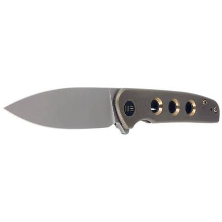 Nóż składany WE Knife Shakan LE No 176/210 Bronze Titanium, Gray Stonewashed CPM 20CV (WE20052B-2)