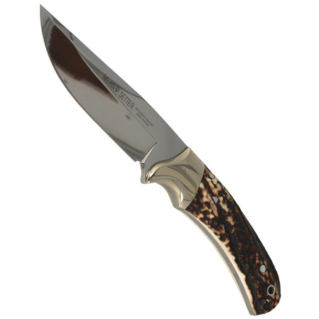 Muela Full Tang Knife with Dear Stag, Mirror 1.4116 (SETTER-11A)