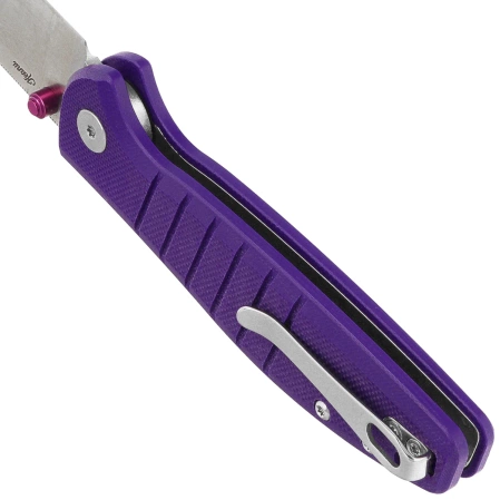 Bestechman Goodboy Jr. Knife Purple G10, Satin/Stonewashed D2 by Keanu Alfaro (BMK10C)