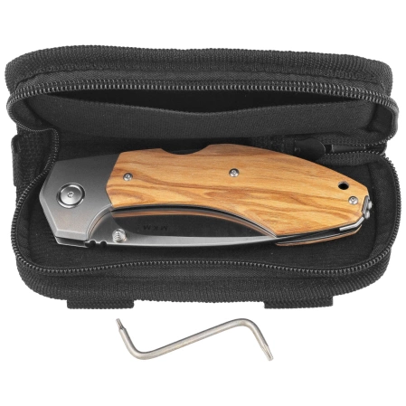 Nóż składany MKM Hero Olive Wood, Satin M390 by Tommaso Rumici (MK HR-OT)