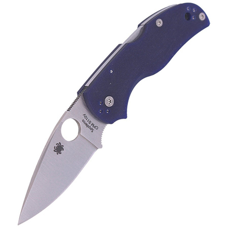 Nóż składany Spyderco Native 5 Dark Blue G10, Satin CPM S110V by Sal, Eric Glesser (C41GPDBL5)