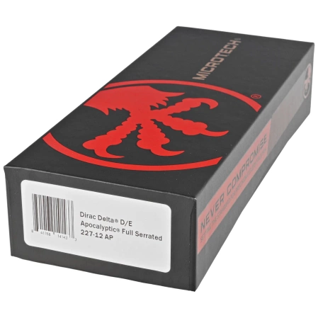 Nóż automatyczny OTF Microtech Dirac Delta D/E Black Aluminium, Apocalyptic F/S by Tony Marfione (227-12AP)