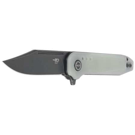 Bestech Syntax CP Transparent G10, Black Stonewashed CPM 154CM by Todd Knife and Tool (BG41C)