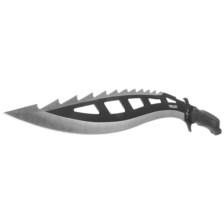 Maczeta Third Decor Habitat Yakuza Black Rubberized ABS, Satin/Black 420 (H0300N)