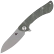 BlackFox Dripper Knife OD green Canvas Micarta, Stonewashed VG-10 (BF-771 MOD)