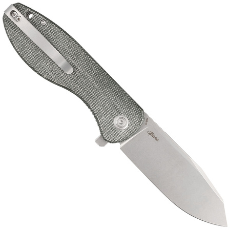 Nóż składany Kubey Knife Master Chief Green Micarta, Bead Blast AUS-10 by Keanu Alfaro (KU358I)