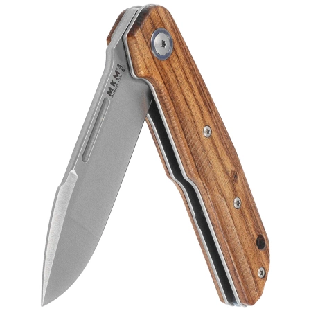 Nóż składany MKM Clap Santos Wood, Satin M390 by Bob Terzuola (MK LS01-S)