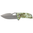 Kubey Knife RDF Camo G10, Bead Blasted AUS-10 by HYDRA Design (KU316C)